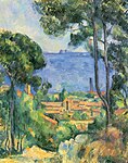 Vista de L'Estaque, de Cézanne.