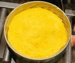 A drum of yellowcake (a mixture of uranium precipitates)