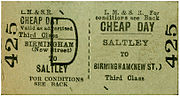 Thumbnail for Edmondson railway ticket
