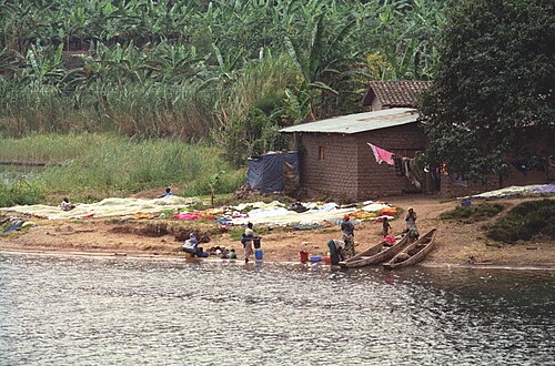 Lake Kivu shoreline at Gisenyi.jpg