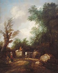 Paisagem com carrinhos de campo por Thomas Gainsborough, c.  1784-1785.JPG