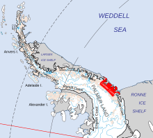 Location of Lassiter Coast Lassiter Coast.svg