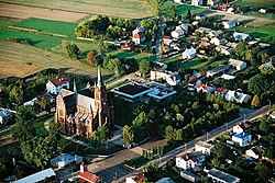 Praça da cidade em Latowicz