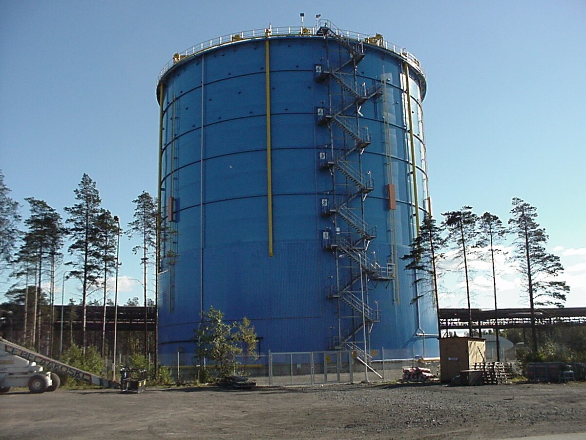 gasoline storage tank