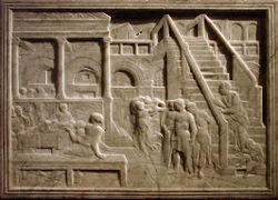 Llacuada de Herodes en mármol.