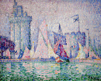 Le Port de La Rochelle, Paul Signac, 1915.