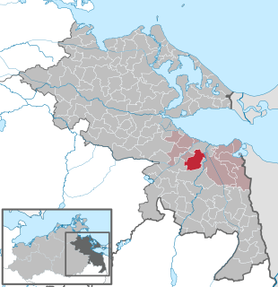 <span class="mw-page-title-main">Liepgarten</span> Municipality in Mecklenburg-Vorpommern, Germany