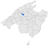 Location of the municipality of Lloseta