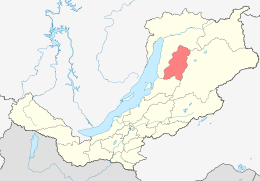 District de Kurumkansky - Carte