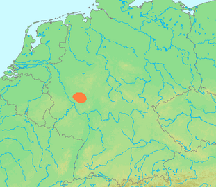 Położenie na mapie Niemiec