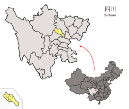 Kaart van Deyang