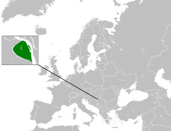 Location of the land claimed by Liberland