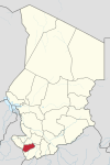 Logone Occidental in Chad.svg