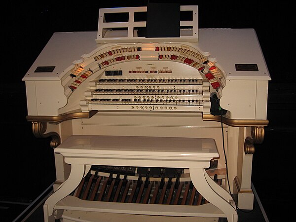 Wurlitzer theatre organ console