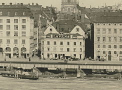Reklame for Lavéns antracit, koks och kol på 1920-tallet.
