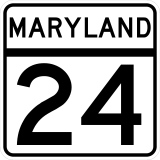 <span class="mw-page-title-main">Maryland Route 24</span> State highway in Harford County, Maryland, US