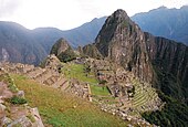 Ruinerna i Machu Picchu.