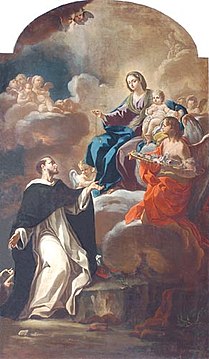 Madonna and rosary by Nicola Porta