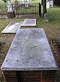 Major John Berrien grave in Colonial Cemetery in Savannah, Georgia