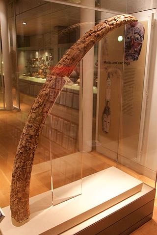 <span class="mw-page-title-main">Benin Altar Tusk</span> Series of 16th-century Ivory Artefact from Benin Kingdom