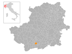 Locatie van San Secondo di Pinerolo in Turijn (TO)