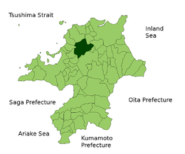 Miyawaka - Carte