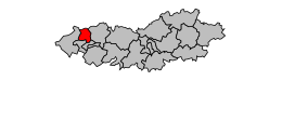 Cantone di Flers-Nord – Mappa