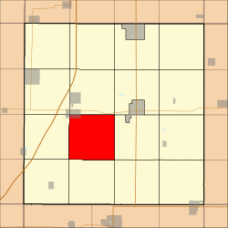 Map highlighting Hamilton Township, Franklin County, Iowa.svg