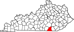 Contea di McCreary – Mappa
