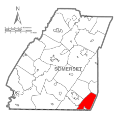 somerset county pa township map