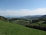 Ostausläufer der Alpen als mäßiges Hügelland (Bachergebirge)