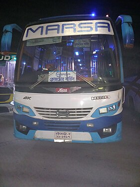 Marsa bus in Chittagong
