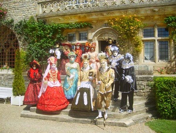 Masquerade ball at Château de Hattonchâtel, France.