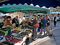 * Nomination Sunny morning at the market of the Terrace in en:Saint-Étienne, France. --Touam 11:43, 12 June 2022 (UTC) * Promotion  Support Good quality. --Ermell 16:23, 12 June 2022 (UTC)