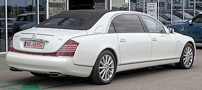 Maybach 62 S Landaulet - right rear view