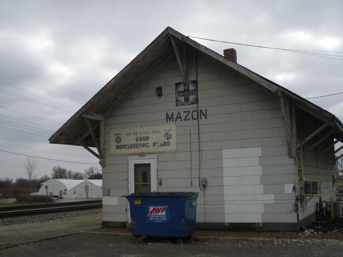 Mazon station