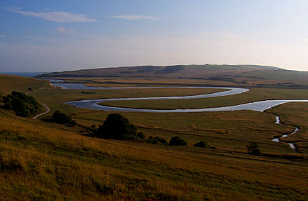 The famed meanders of the Cuckmere