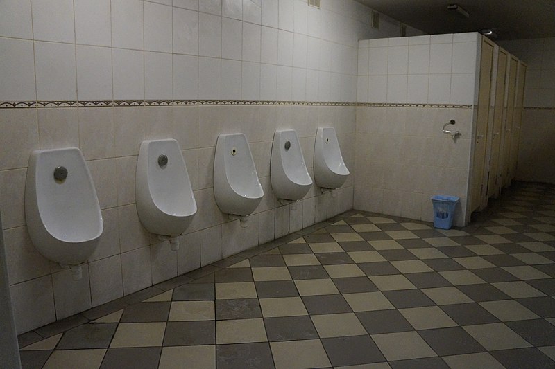 Общественный туалет отличное место для перепиха