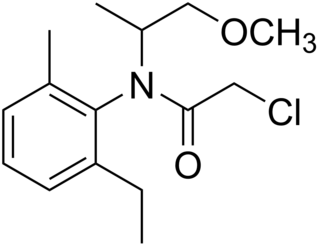 <span class="mw-page-title-main">Metolachlor</span> Chemical compound