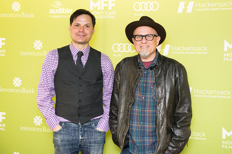 File:Michael Ian Black and Bobcat Goldthwait May 2015.jpg