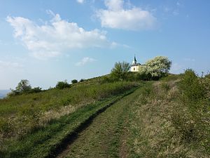 Michelberg, cima de una colina con capilla