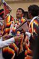 File:Miembro de una de las bandas participantes del festejo tradicional de Bolivia que se realiza todos los años en las calles de Buenos Aires. 26.jpg