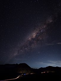 Milky Way diatas Bromo