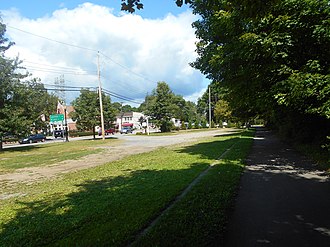 Site of the Millwood station Millwood Station - August 2014.jpg