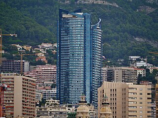 <span class="mw-page-title-main">Odeon Tower</span> Offices, residential (private and State-owned), commercial in La Rousse/Saint Roman, Monaco
