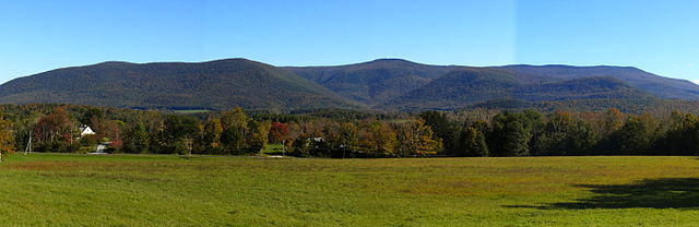 The Mount Greylock Range is the dominant geographic feature, best seen from the west in South Williamstown.