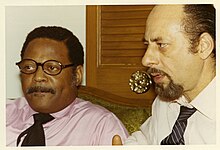 Clark Terry (left) and Mousey Alexander (right) in December 1970