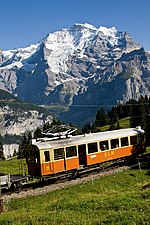 Pienoiskuva sivulle Bergbahn Lauterbrunnen-Mürren