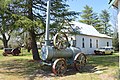 English: A steam engine in front of the museum at Murrurundi, New South Wales