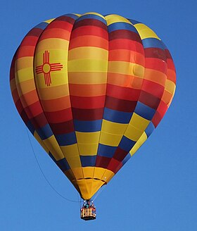 Illustratieve afbeelding van het artikel 2021 luchtballonongeval in Albuquerque